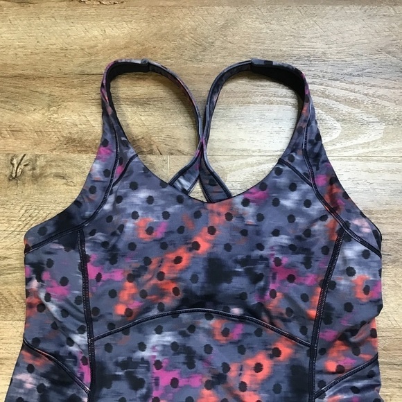 LULULEMON Tank Top Kanto Catch Me Windy Blooms Regal Plum Racerback 8 - Picture 10 of 14